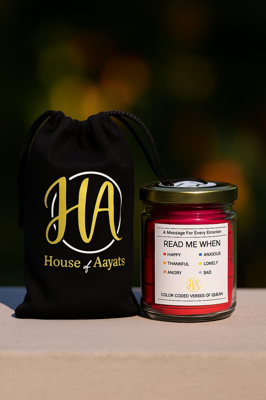 🌙 A Jar Full of Peace, One Aayah at a Time — The Halal Jar by House of Aayats